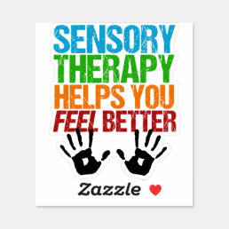Funny Sensory Therapy Occupational Therapist Sticker