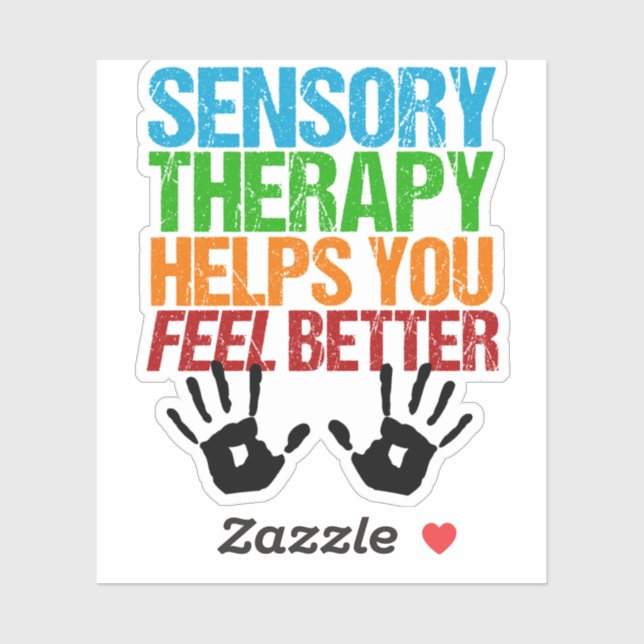 Funny Sensory Therapy Occupational Therapist Sticker (Sheet)