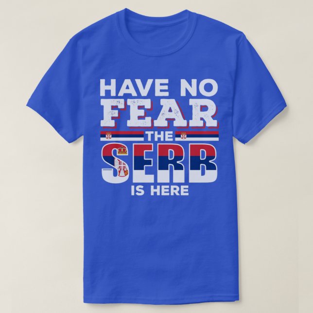 Funny Serb T-Shirt (Design Front)