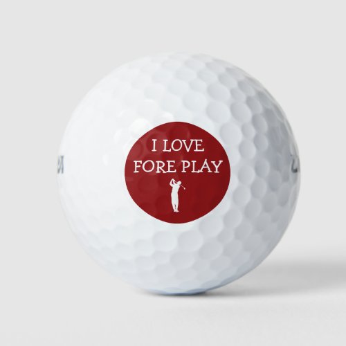 Funny Set Of Golf Balls
