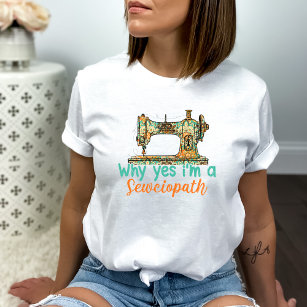 Funny Sewing Machine  T-Shirt