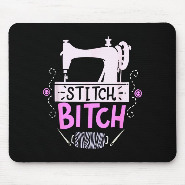 Funny Sewing Quilting Gift  Mouse Pad (Front)