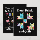 Funny Sewing Quilting Lovers (Front/Back)