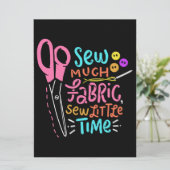 Funny Sewing - Sew Much Fabric (Standing Front)