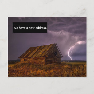 Funny Shack Change of Address Moving Card Postcard