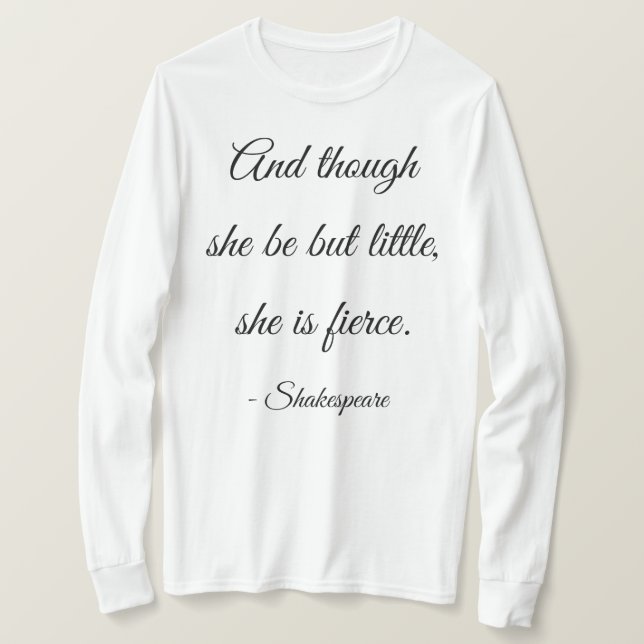 Funny Shakespeare Quote T-Shirt (Design Front)