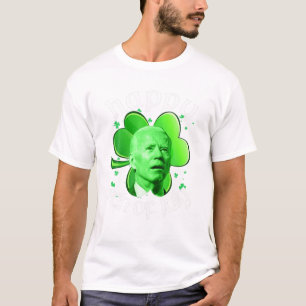 Funny Shamrock Dinosaur Rex St Patricks Day Kids B T-Shirt