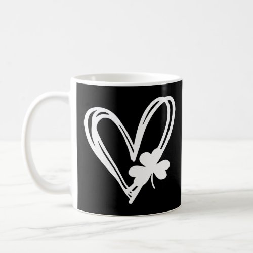 Funny Shamrock Heart Lucky C St Patricks Day 202 Coffee Mug