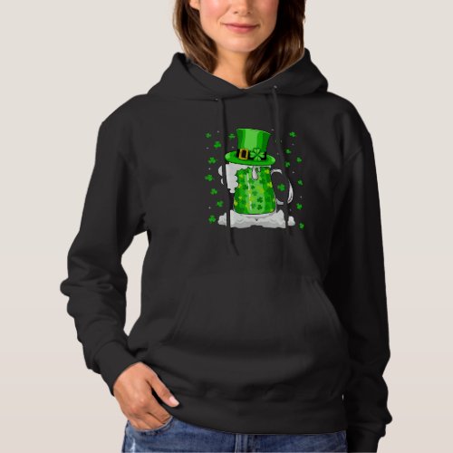 Funny Shamrock Irish Beer Drinking Lover St Patric Hoodie