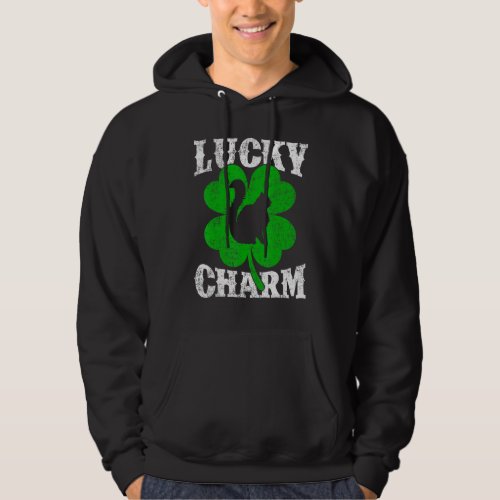 Funny Shamrock Lucky Charm Himalayan Cat St Patric Hoodie