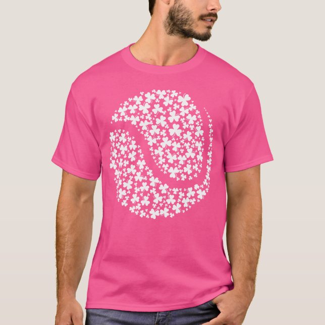 Funny Shamrock Tennis Ball St Patrick'S Day Irish  T-Shirt (Front)