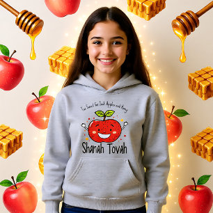 🍎Funny Shanah Tovah with custom text Hoodie