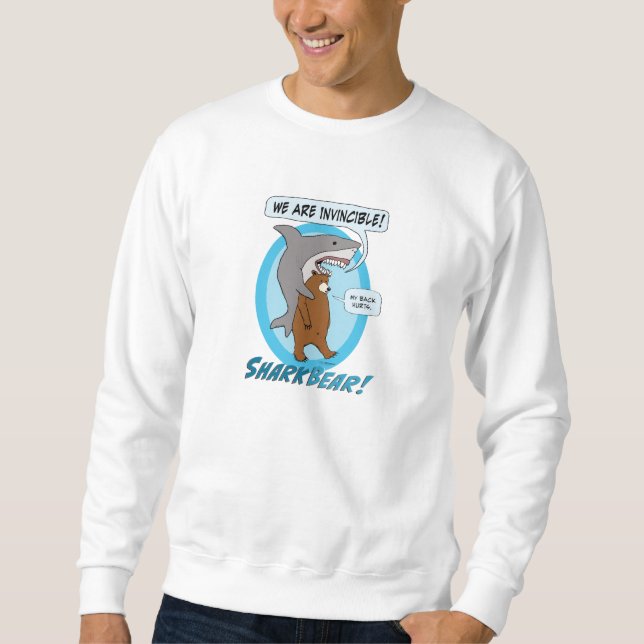 Funny Shark and Bear Sweatshirt (Front)