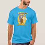 Funny Shark And Bear T-shirt at Zazzle
