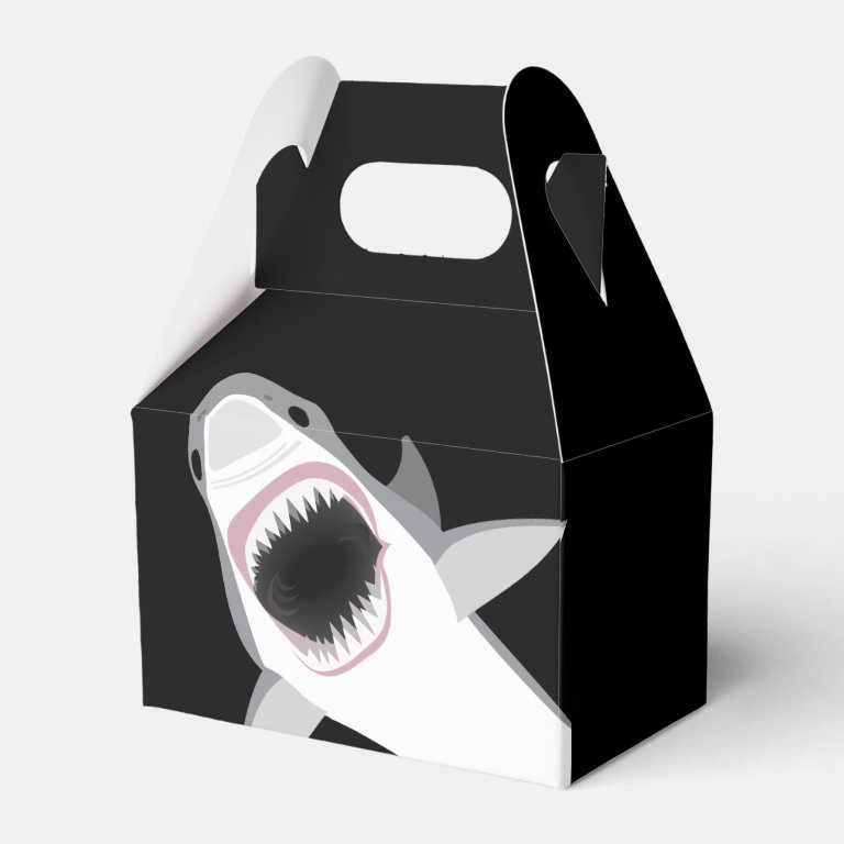 Funny Shark Attack Favor Box