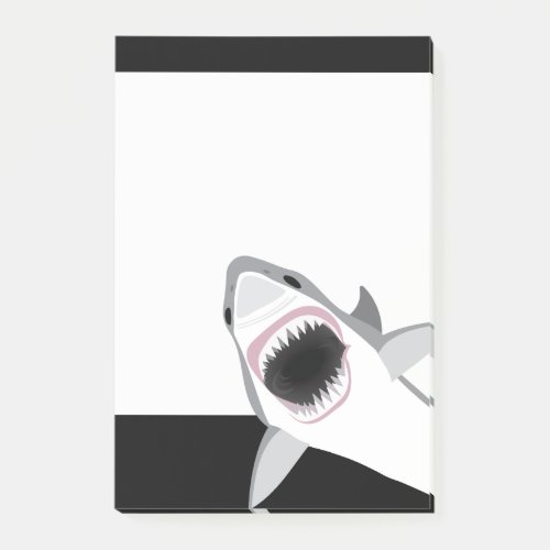 Funny Shark Attack Gift for Your Boss Post_it Notes