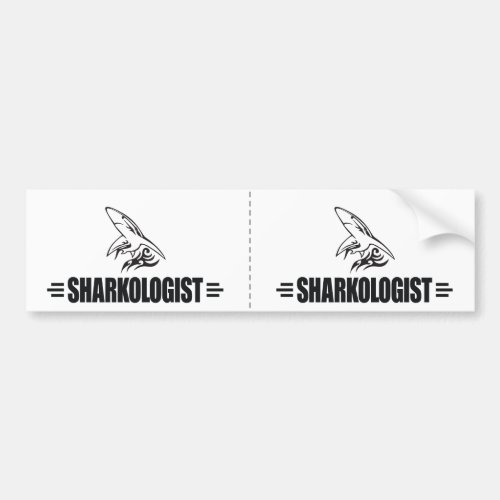 Funny Shark Bumper Sticker