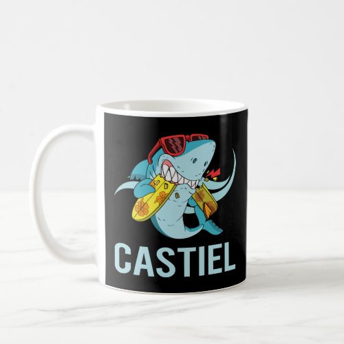 Funny Shark _ Castiel Name  Coffee Mug