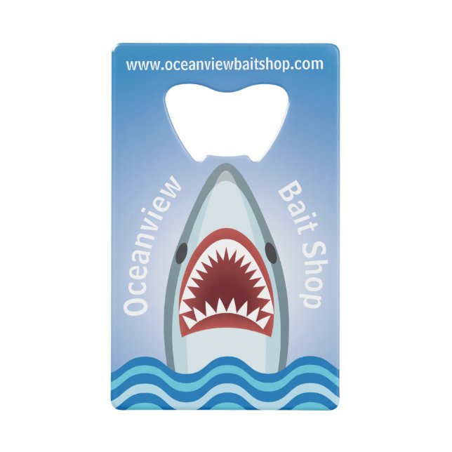 Funny Shark Credit Card Bottle Opener (Front)
