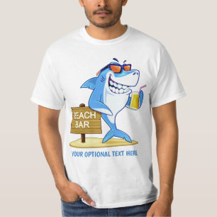 Funny Shark custom text clothing T-Shirt
