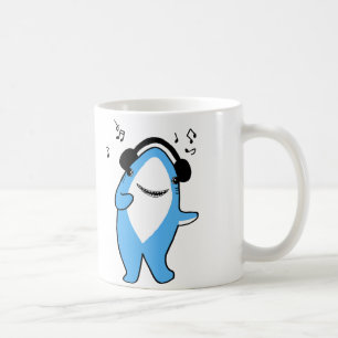 Funny Shark Dance Mug Cute Funny Dancing Shark Mug