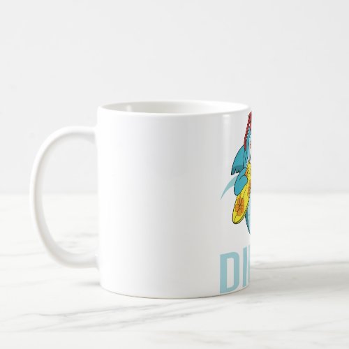 Funny Shark _ Dilan Name  Coffee Mug