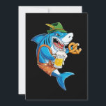 Funny Shark Drink Beer - Crazy Shark Gifts Save The Date<br><div class="desc">Funny Shark Drink Beer - Crazy Shark Gifts</div>