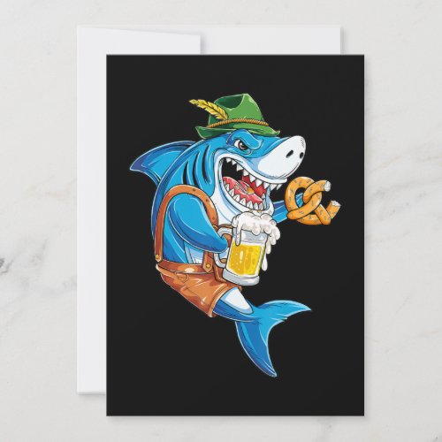 Funny Shark Drink Beer _ Crazy Shark Gifts Save The Date