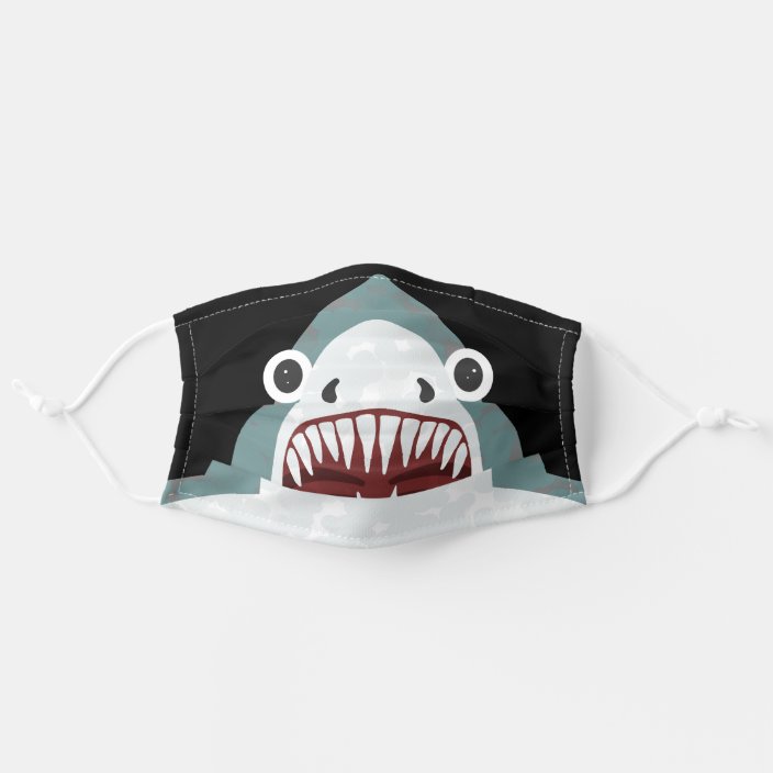 Funny Shark Face Kids Cartoon With Big Eyes Cloth Face Mask Zazzle Com,Human Figure Human Sketch Base