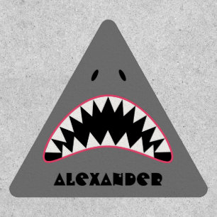 Funny Shark Face Patch