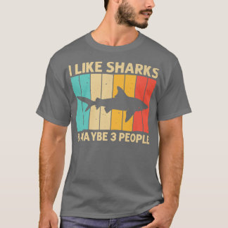 Funny Shark For Men Women Hammerhead Tiger Sharks T-Shirt