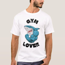 Funny shark gym lover t-shirt