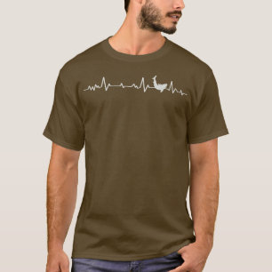 Funny Shark Heartbeat Orca Killer Whale Ocean Anim T-Shirt