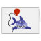 Funny Shark Holding Red Balloon
