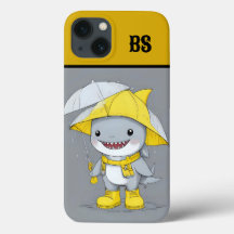 Funny Shark in Rain Boots – Beach Humor