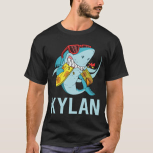 Funny Shark - Kylan Name T-Shirt