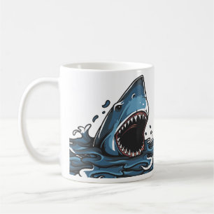 funny shark mug 