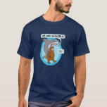 Funny Shark Riding Bear T-shirt at Zazzle