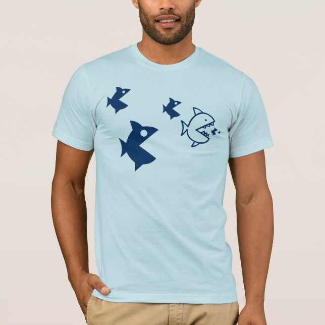 Funny Sharks T-Shirt (Front)