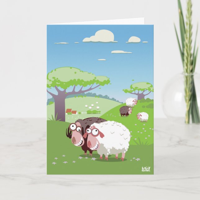 Funny Sheep Card (Front)