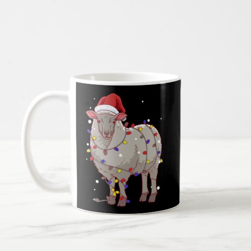 Funny Sheep Christmas Santa Claus Gift Coffee Mug
