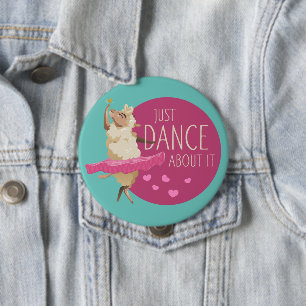 Funny Sheep Message - Just Dance About It 1 Button