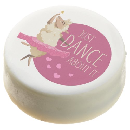 Funny Sheep Message _ Just Dance About It 1 Chocolate Covered Oreo