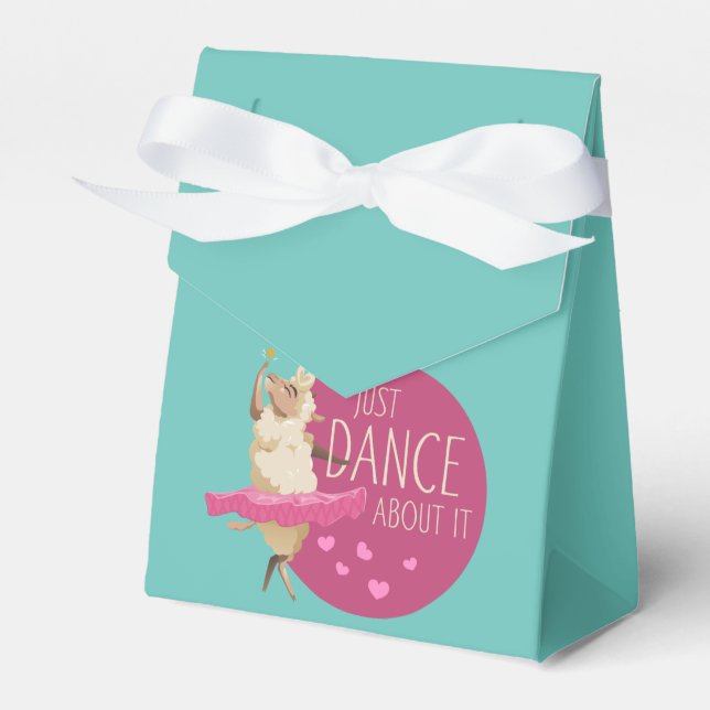 Funny Sheep Message - Just Dance About It 1 Favor Boxes (Front Side)