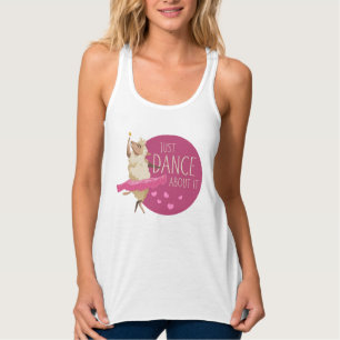 Funny Sheep Message - Just Dance About It 1 Tank Top