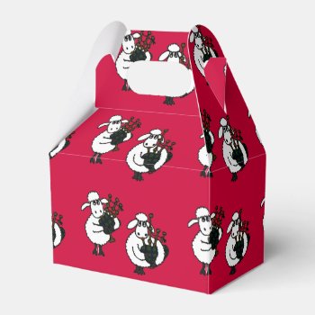 Funny Sheep Playing Bagpipes Gift Box by tickleyourfunnybone at Zazzle