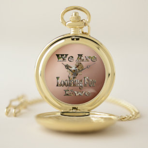 Funny Sheep Pun Looking For Ewe, Pocket Watch