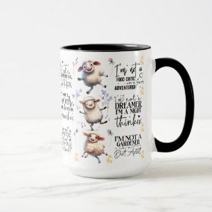Funny Sheep Quotes Mug