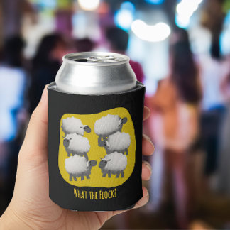 Funny Sheep “What the Flock? Can Cooler