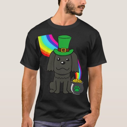 Funny sheepdog celebrates st patricks day T_Shirt